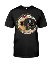 Rottweiler Bone Moon Classic T-Shirt front