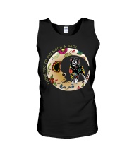 Rottweiler Bone Moon Unisex Tank thumbnail
