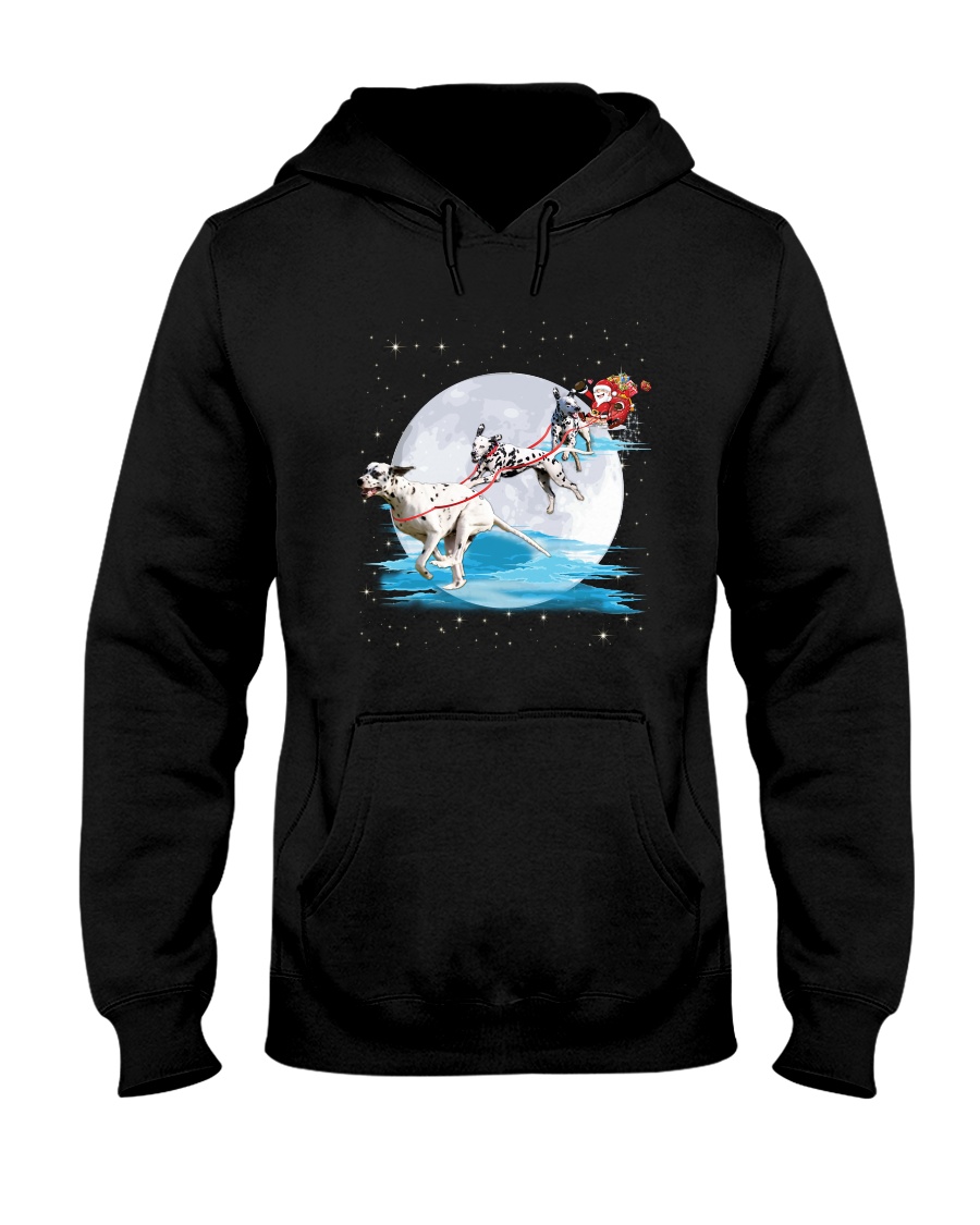 GAEA - Dalmatian Santa - 1011 - 62 Hooded Sweatshirt