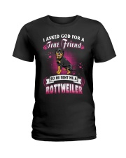 Rottweiler True Friend Ladies T-Shirt thumbnail