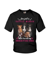 GAEA - American Pit Bull Terrier Happier 0304 Youth T-Shirt thumbnail