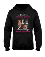 GAEA - American Pit Bull Terrier Happier 0304 Hooded Sweatshirt thumbnail