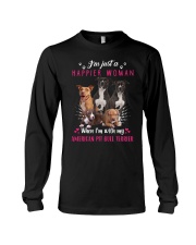 GAEA - American Pit Bull Terrier Happier 0304 Long Sleeve Tee thumbnail