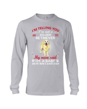Golden Retriever Telling Mom Long Sleeve Tee thumbnail
