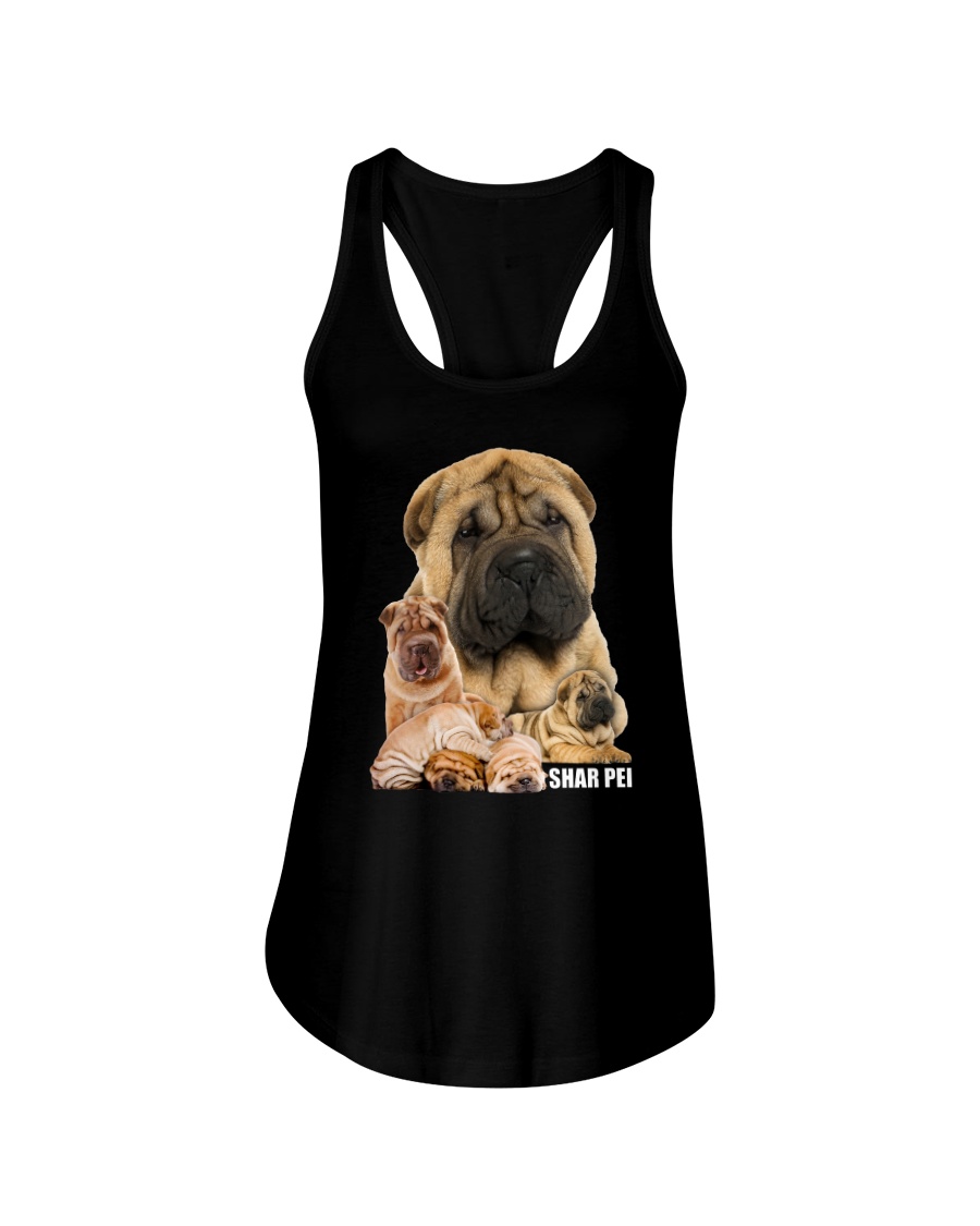 Shar Pei Awesome 0506 Ladies Flowy Tank