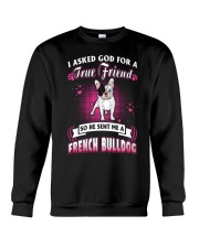 French Bulldog True Friend Crewneck Sweatshirt thumbnail