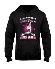 French Bulldog True Friend Hooded Sweatshirt thumbnail
