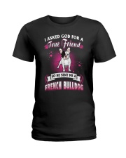 French Bulldog True Friend Ladies T-Shirt thumbnail