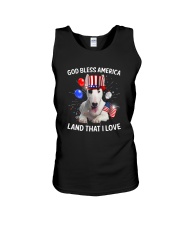Bull Terrier I Love USA 0606 Unisex Tank thumbnail