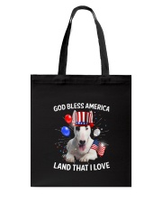 Bull Terrier I Love USA 0606 Tote Bag thumbnail
