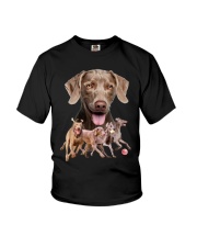 GAEA - Weimaraner Running 1603 Youth T-Shirt thumbnail