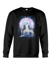 Wolf Moon Bling 0205 Crewneck Sweatshirt thumbnail