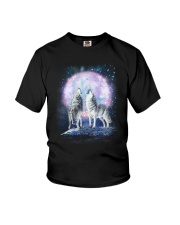 Wolf Moon Bling 0205 Youth T-Shirt thumbnail