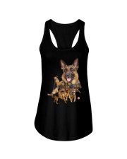 GAEA - German Shepherd Running - 1203 Ladies Flowy Tank thumbnail
