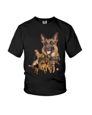 GAEA - German Shepherd Running - 1203 Youth T-Shirt thumbnail