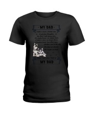 Siberian Husky My Dad 0506 Ladies T-Shirt thumbnail