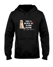 Golden Retriever Never Be Alone 1306 Hooded Sweatshirt thumbnail