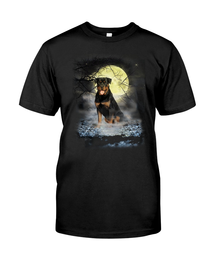 Rottweiler Moon 2205 Classic T-Shirt