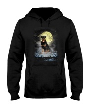 Rottweiler Moon 2205 Hooded Sweatshirt thumbnail