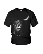 Rottweiler Moon Youth T-Shirt thumbnail