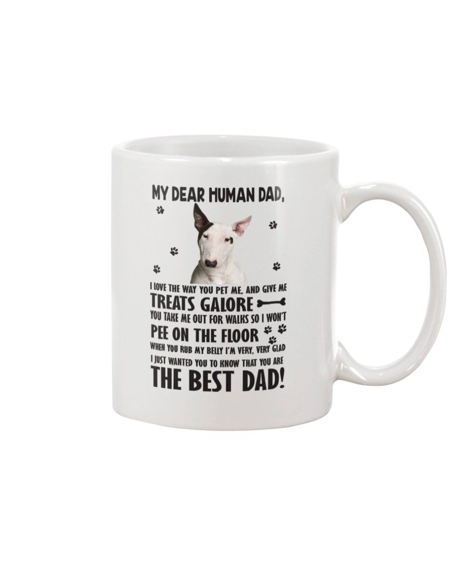 Bull Terrier Dear Human Dad 0106 Mug