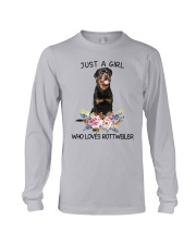 Rottweiler Loves Girl 0204 Long Sleeve Tee thumbnail