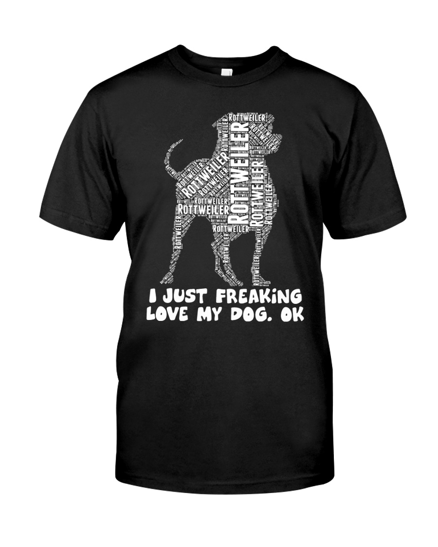 Rottweiler Typos Classic T-Shirt