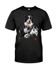 Border Collie Runnig Classic T-Shirt front