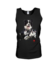 Border Collie Runnig Unisex Tank thumbnail