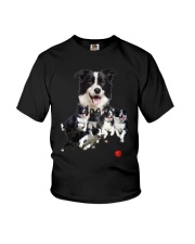 Border Collie Runnig Youth T-Shirt thumbnail