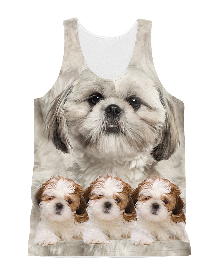 Shih Tzu Awesome 2104 All-over Unisex Tank