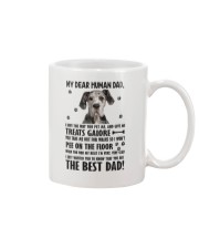 Great Dane Dear Human Dad 0106 Mug front