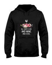 Wine And Dog 2304 Hooded Sweatshirt thumbnail
