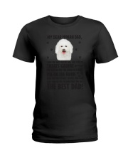 Bichon Frise Human Dad 0206 Ladies T-Shirt thumbnail