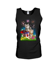 Cat USA Firework 0706 Unisex Tank thumbnail