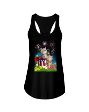 Cat USA Firework 0706 Ladies Flowy Tank thumbnail