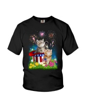 Cat USA Firework 0706 Youth T-Shirt thumbnail