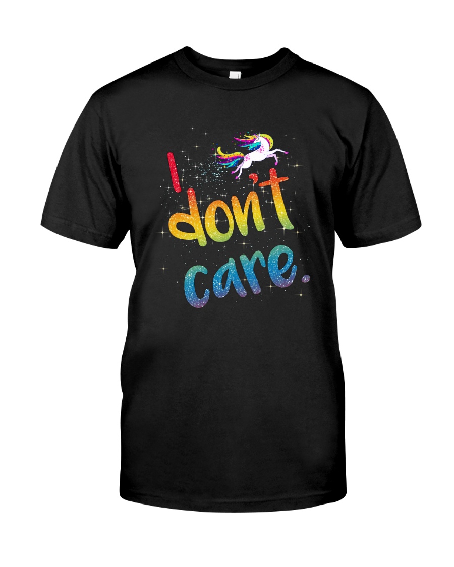 Unicorn Don't Care 2504 Classic T-Shirt
