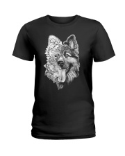 GAEA - German Shepherd Tattoo - 2109 - 09 Ladies T-Shirt thumbnail