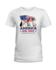 Boston Terrier 4th7 0706 Ladies T-Shirt thumbnail