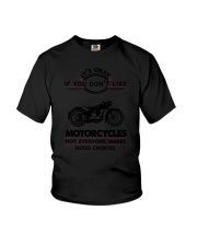 Motorcycles Good Choices 2504 Youth T-Shirt thumbnail