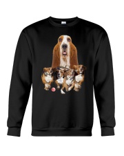 GAEA - Basset Hound Running 1603 Crewneck Sweatshirt thumbnail