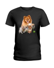 GAEA - Pomeranian Runnig 1403 Ladies T-Shirt thumbnail