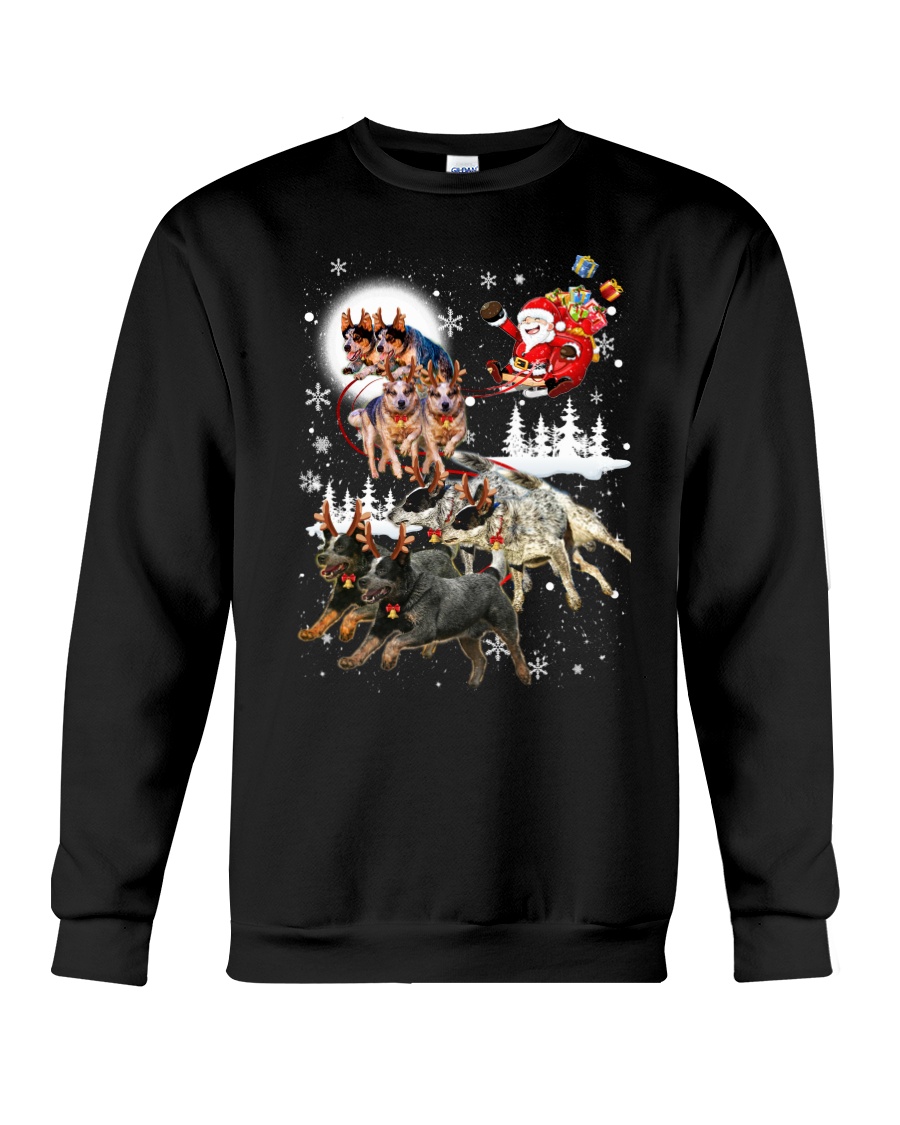 Australian Cattle Dog Reindeers - 0711 - 27 Crewneck Sweatshirt