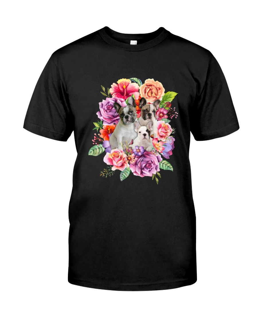 ZEUS - French Bulldog Flower - 1209 - 08 Classic T-Shirt