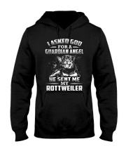 Rottweiler Angel Hooded Sweatshirt thumbnail