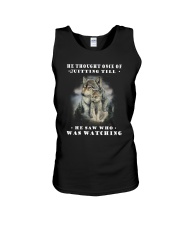 Wolf Watching 2905 Unisex Tank thumbnail