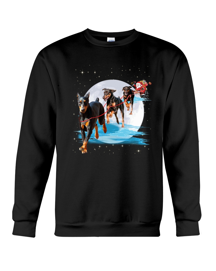 GAEA - Doberman Pinscher Santa - 1011 - 105 Crewneck Sweatshirt