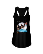 GAEA - Doberman Pinscher Santa - 1011 - 105 Ladies Flowy Tank thumbnail