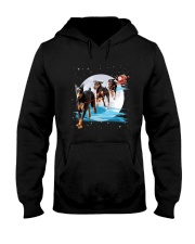 GAEA - Doberman Pinscher Santa - 1011 - 105 Hooded Sweatshirt thumbnail